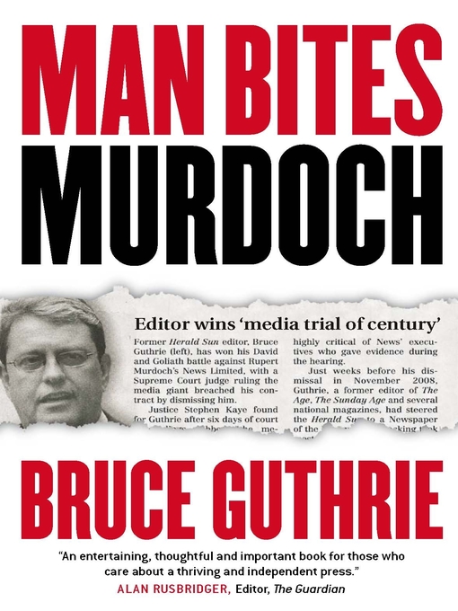 Title details for Man Bites Murdoch by Bruce Guthrie - Available